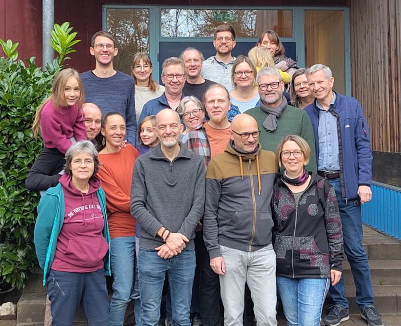 Gruppenfoto der Baugruppe Zukunftshaus Karlsruhe